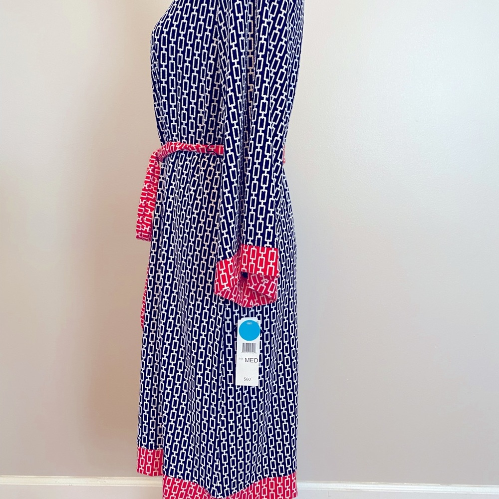 Gorgeous belted tie dress